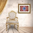 thumbnail image 3 of Doyle 24x17 Gold Ornate Wood Framed with Double Matting Museum Art Print Titled - Shapes and Swirls, 3 of 4