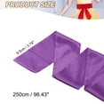 thumbnail image 2 of Uxcell Satin Sash Belt, Wedding Party Bridal Blank Satin Waist Belts Prom Accessory for Graduation Birthday Decoration DIY Accessory Homecoming, Dark Purple, 2 of 4