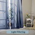 thumbnail image 3 of Juego de 2 paneles Sheer Curtains OWENIE Blue, 213 cm de longitud, 3 of 9