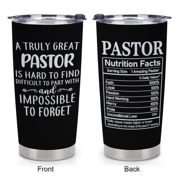 Pastor Gifts for Men - Pastor Christmas Appreciation Gifts - Thank You, Religious, Christian Gift for Pastors - 20oz Tumbler