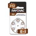 thumbnail image 1 of PILA BOTÓN RAYOVAC AUDITIVA 312 PREMIUM 6 UNIDADES 1.45V negro 1, 1 of 2
