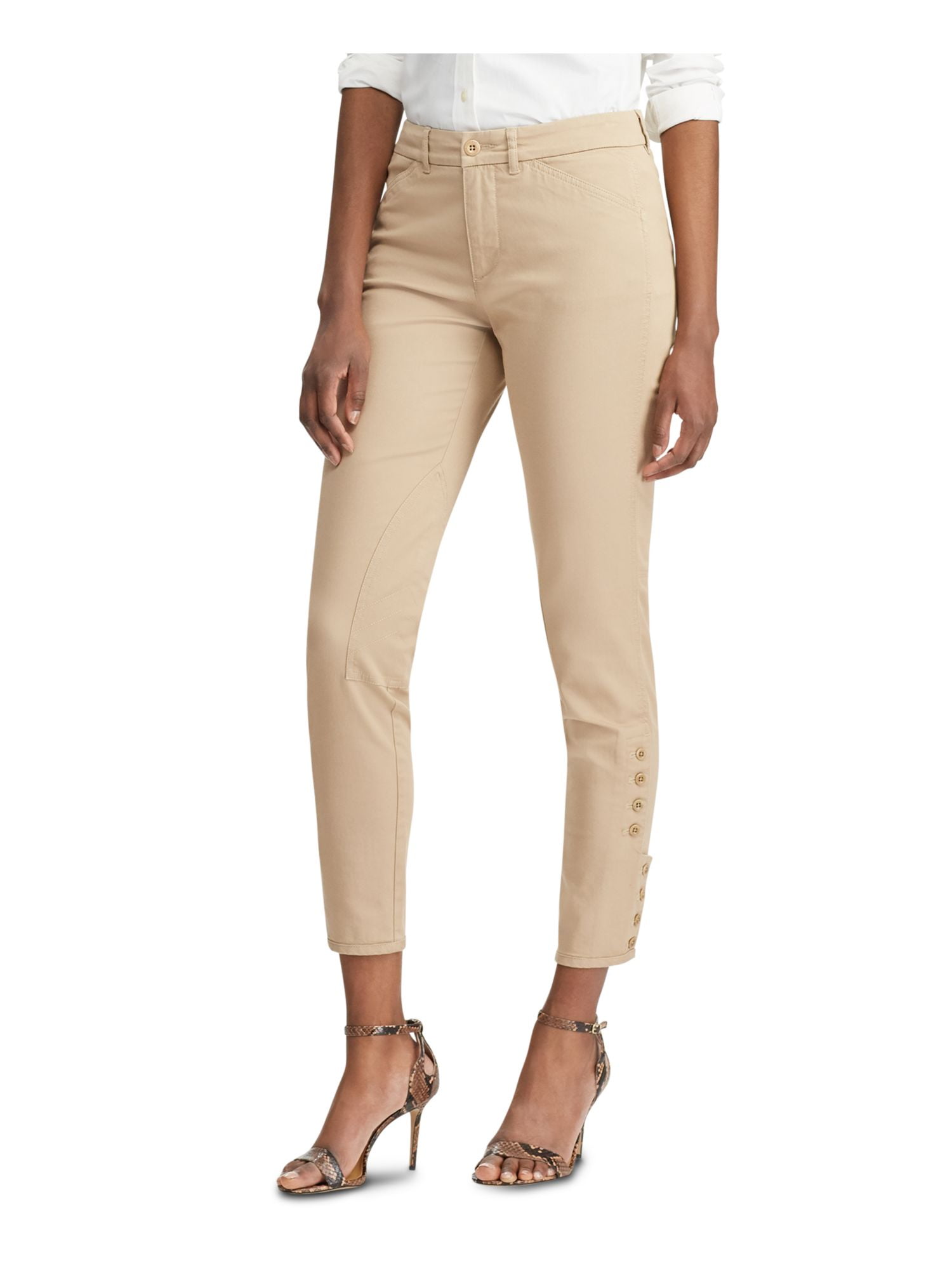 Ralph Lauren RALPH LAUREN Womens Beige Pants Size 16