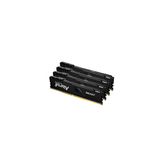 Kingston FURY Beast 128GB (4 x 32GB) 288-Pin PC RAM DDR5 5200 (PC5 41600) Memory (Desktop Memory) Model KF552C40BBK4-128