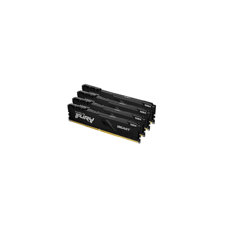 Kingston 128GB 4x32GB DDR5 5200MT/s CL40 FURY Beast Black XMP KF552C40BBK4128