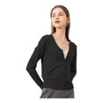 thumbnail image 1 of Sueter Mujer Moda Sweater Dama Abierto Botones Abrigo Ligero LOLE  Sueter, 1 of 7