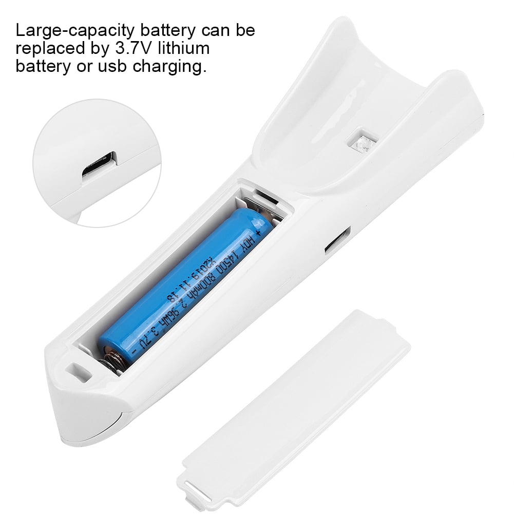 Xirurus USB Handheld Nail Lamp Polish Dryer UV Manicure Drying Machine Mutifunction Money Detector Portable Mini Gel Polish Curing Light Tool White Finish