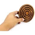 thumbnail image 3 of Ball in A Maze Puzzle Board Game Wooden (Small), 3 of 5