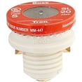 thumbnail image 3 of Bussmann SL-20PK4 20 Amp Time Delay Loaded Link Rejection Base Plug Fuse, 125V UL Listed, 4-Pack by Bussmann, 3 of 3