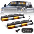 thumbnail image 1 of Luces estroboscópicas de emergencia para salpicadero Hlauto 604N, color ámbar y blanco, 48 LED, 1 of 8