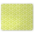 thumbnail image 1 of Exotic Mouse Pad, Illustration of Abstract Design Repetitive and Tropical Fruits Pattern, Rectangle Non-Slip Rubber Mousepad, Yellow Green White, by Ambesonne, 1 of 2