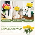 thumbnail image 1 of BESTYASH 10Ud Adornos De Flores Falsas Amarillas Para Interior, 1 of 6