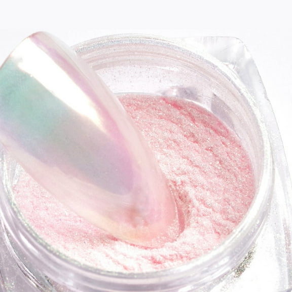 Iridescent Aurora Mermaid Pearl Dust Kit for Gel Nails Manicure,Chrome Nail Powder Mirror GlitterEffect Pigment,DIY Nail Art Decoration