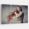 thumbnail image 3 of Design Art - des Cheveux Roux aux Feuilles, 3 of 3