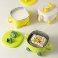 thumbnail image 6 of Tableware Stainless Steel Bowls for Kids Cute Cartoon Food Containers Durable Feeding Plates for Babies Scald, 6 of 6