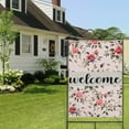thumbnail image 4 of Spring Summer Multicolored Flower Leaves Garden Flag 28x40 Inch Double Side for Outdoor Courtyard Garden Decor Flowers Welcome Holiday Flag for Outside Decoration, 4 of 6