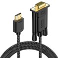 thumbnail image 1 of Cable HDMI a VGA FEMORO 100829 Trenzado 1080P 60Hz 1.8m Macho a Macho, 1 of 5