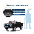 thumbnail image 6 of CazToi Licensed Shelby GT350 Kids 24V Ride On Toy 4WD 2 Seater Electric Car, 6 of 8