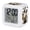 White, Snow, Orange, Black, variant on Funny Ghost Halloween Digital Alarm Clock for Bedrooms, Smart LED Alarm Clock with 7 Color Changing Night Light, Black Cats Skull Vintage Silent Wake Up Clocks for Sleep Study Cooking 3.2"x3.2"