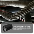 Flex Duct Flexible Aluminum Pipe Hose Dryer Vent Kit Foil Pvc