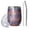 White, variant on Halloween Pattern 12oz Stainless Steel Insulated Wine Tumbler with Lid and Straw – Double Wall Vacuum Mug for Hot & Cold Drinks, 304 Steel Interior, Sweat-Free Design. Trick or Treat !