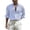 Blue, variant on JUUYY Men's Striped Button Down Shirts Textured Long Sleeve Collared Shirt Regular Fit Lightweight Fashion Casual Office Work Tops Pink S