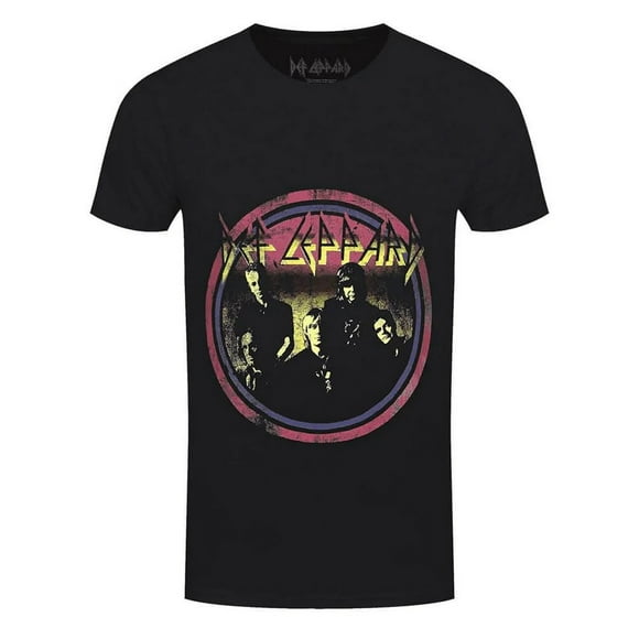 Def Leppard T-Shirt Adulte Vintage Circle