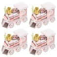 thumbnail image 3 of Raindrops Train Decorations Rose Gold Plastic 4Pcs 2.4x1x1.6in, 3 of 8