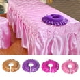 thumbnail image 3 of Coussin de Massage en Forme de U pour Table, Lit, Visage, Berceau, Oreiller, Cou, Tête, Rose, 3 of 5