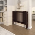 thumbnail image 4 of Dream On Me Full Size 2-in-1 Folding Stationary Side Crib, Locking Wheels, Espresso, 4 of 10