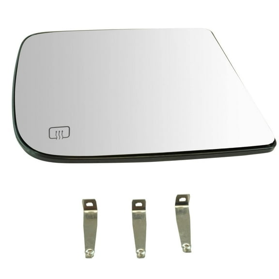 TRQ Towing Mirror Glass Heated Upper Passenger Side RH for Dodge Ram Pickup MGA07179 Fits select: 2013-2018 RAM 1500, 2009-2012 DODGE RAM 1500