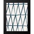 thumbnail image 2 of Vess, June Erica 12x14 Black Modern Framed Museum Art Print Titled - Monochrome Signals II, 2 of 5