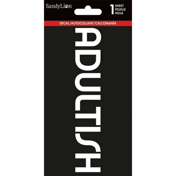 Trends International Adultish Text One Color Decal