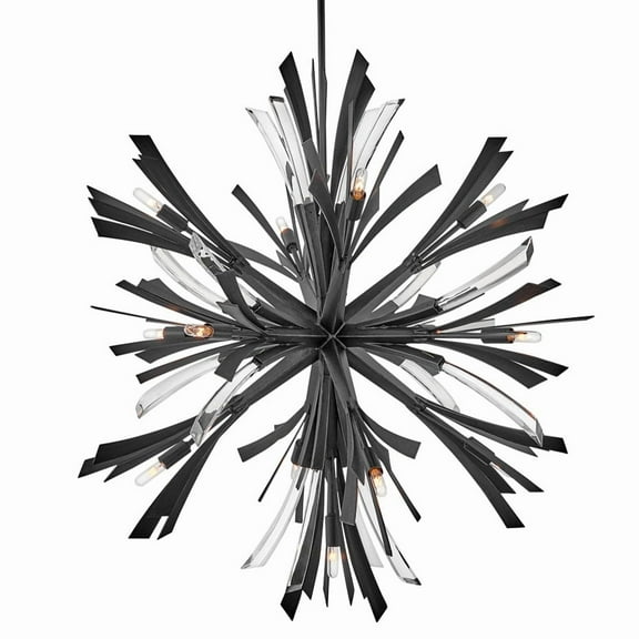 65W 13 Led Large Orb Chandelier In Modern Style-42 Inches Tall And 36 Inches Wide Hinkley Lighting Fr40905bgr