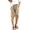 Khaki, variant on Krdevn Girls Drawstring Heart Print Knee Length Bermuda Shorts Loose Pocket Athletic Pants for Beach School Lounge Summer Daily Wear,7-8 Years