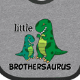 thumbnail image 4 of Inktastic Little Brothersaurus Boys Baby Bib, 4 of 4