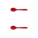 thumbnail image 2 of Inteprter Cuchara de silicona de mango largo para el hogar, vajilla para el hogar, resistente al calor, Flexible, multicolor, cuchara para sopa, Rojo 2piezas, 2 of 6