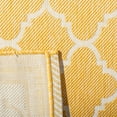 thumbnail image 6 of SAFAVIEH Courtyard Claudia Geometric Indoor/Outdoor Runner Rug, Gold/Beige, 2'3" x 8', 6 of 10