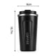 thumbnail image 4 of Taza térmica de acero inoxidable para café, termo de viaje, 510 ml/380 ml, para vacío, 4 of 5