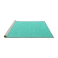 thumbnail image 2 of Ahgly Company Machine Washable Indoor Rectangle Abstract Turquoise Blue Contemporary Area Rugs, 5' x 8', 2 of 4