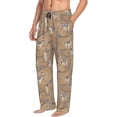 thumbnail image 2 of Xecao Cactus Alpaca Men's Straight Lounge Pajama Pants: The Ultimate in Comfortable Sleepwear, 2 of 9