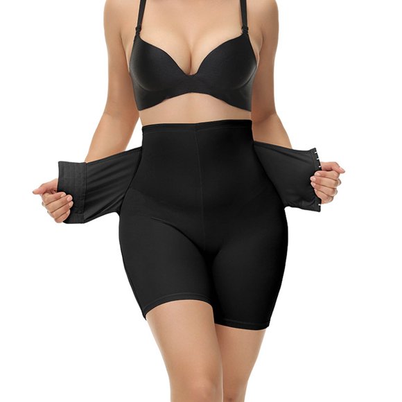 Shapers Women Solid Buckle Pants Shaping Button High Waist Underwear Shapewear M