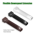 thumbnail image 5 of LZJZ 2 Pack Rain Gutter Downspout Extensions Flexible,Universal Drain Downspout Extender Drainage Connector 21"-60",Screws Included, 5 of 9