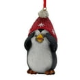 thumbnail image 3 of Galt International Penguins with Santa Hats Christmas Ornaments - 4" - Black and White - Set of 3, 3 of 8