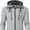 Lightgrey-1, variant on Neiku Mens Zipper Hoodie Casual Hooded Sweatshirt Fleece Jacket Black-XL
