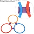 thumbnail image 4 of Juego para niños, rayuela, saltar y contar, 5 uds., aro para saltar, juegos al aire libre y deportes, aro para saltar, círculo, ayuda para enseñanza preescolar, 4 of 5