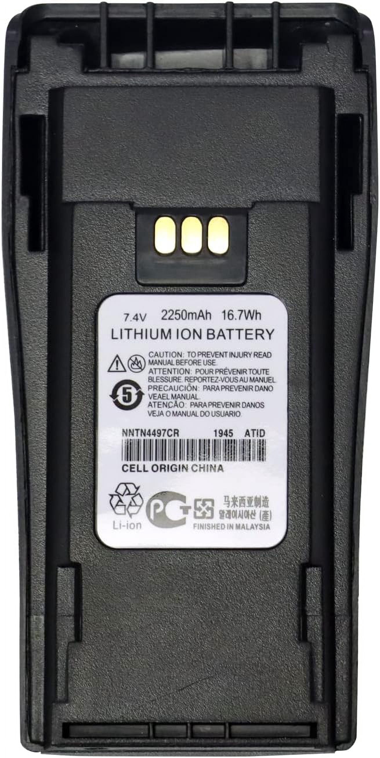NNTN4496 NNTN4497 Battery For Motorola CP150 CP200 CP150 PR400 Radio 2250mAh 3PCS