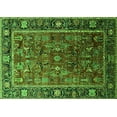 thumbnail image 1 of Ahgly Company Indoor Rectangle Oriental Green Traditional Area Rugs, 3' x 5', 1 of 4