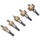 thumbnail image 3 of Juego de sierras perforadoras paquete de 5 piezas de herramientas de taladro eléctrico abridor de agujeros de acero de alta velocidad accesorios para acero hierro aleación ANGGREK  Otros, 3 of 8