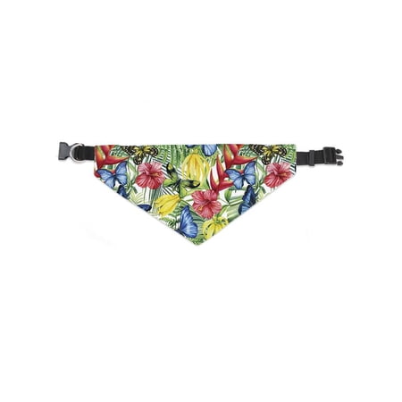 Tropical Butterflies Pattern Bandana -Image by Shutterstock, Large