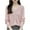 A01-Pink, variant on yoeyez Light Weight Cardigan Women Button Up Cropped Cardigan Sweaters Long Sleeve V Neck Knitted Slim Fitted Cardigans Pink,XXL
